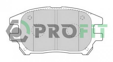 Колодки тормозные дисковые PROFIT 5000-1697 C