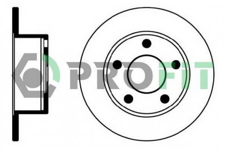 Диск гальмівний PROFIT 5010-0321