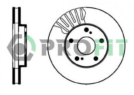 Диск тормозной PROFIT 5010-0501