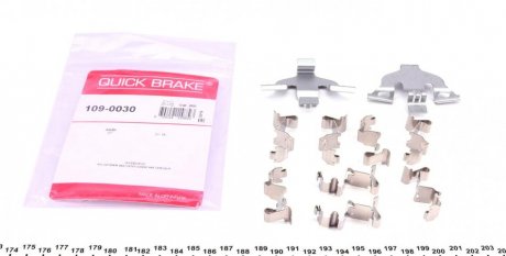 Монтажный компл.,тормоз.колодки QUICK BRAKE 109-0030