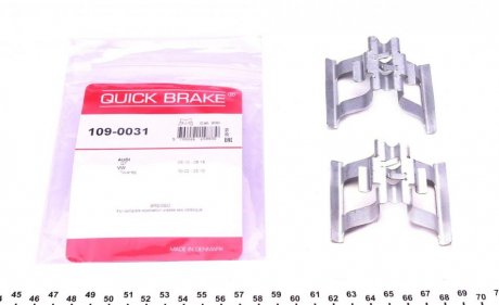 Монтажний компл.,гальм.колодки QUICK BRAKE 109-0031