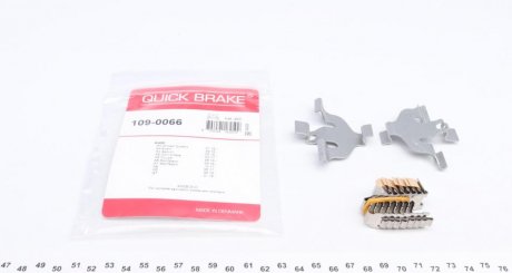 Монтажный компл.,тормоз.колодки QUICK BRAKE 109-0066