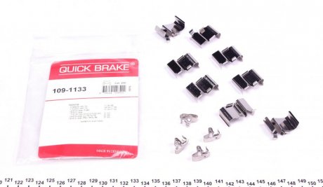 Монтажный компл.,тормоз.колодки QUICK BRAKE 109-1133