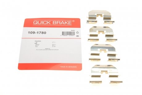 Монтажный компл.,тормоз.колодки QUICK BRAKE 109-1780