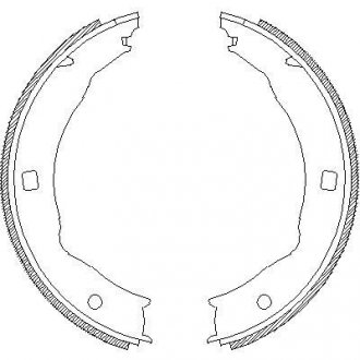 Колодки гальмівні барабанні REMSA 4717.00 (фото 1)