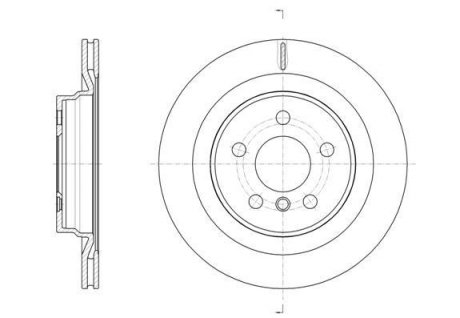 BMW Диск гальмівний задній 1/F40, X1/F48 REMSA 61632.10