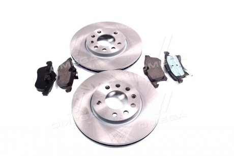 Комплект тормозной передн. OPEL ASTRA H 05-,OPEL MERIVA 05-,OPEL ZAFIRA 05- REMSA 81036.00