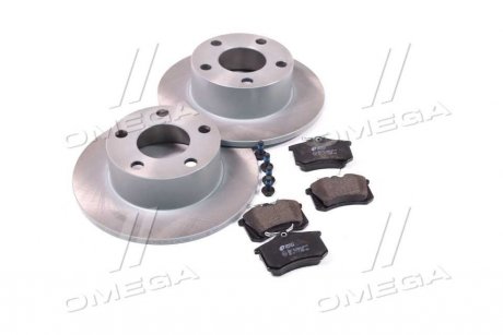 Комплект тормозной задн. AUDI 100, AUDI A6 95-, SKODA SUPERB 02-,VW PASSAT 96- REMSA 8263.00