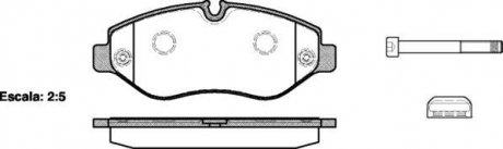 Колодки передние, DB318 (тип BREMBO) ROADHOUSE 21245.00