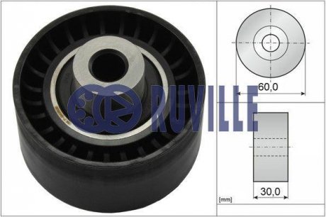 Ролик направ. ГРМ, 2.0MJTD/HDI 07- RUVILLE 55969