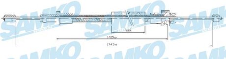 Трос зчеплення SAMKO C0093B (фото 1)