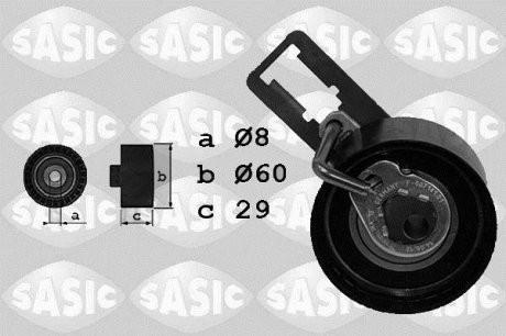 Ролік натяжний грм, 1.6HDI SASIC 1700027