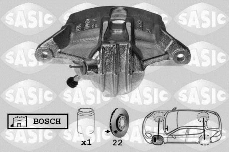 Супорт передній L 20mm (тип Bosch) Kangoo/Berlingo/Partner SASIC 6500022