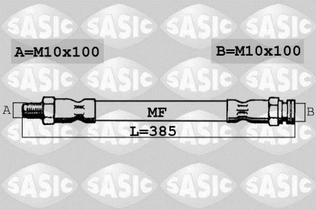 Шланг гальмівний задній, R SASIC 6600026