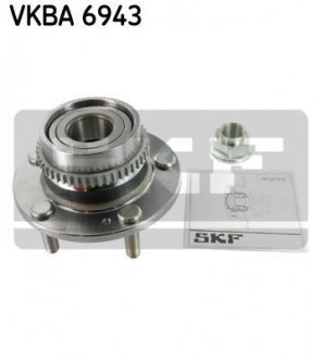 Ступиця HYUNDAI/KIA Tucson/Sportage 4WD "R "04-10 SKF VKBA 6943 (фото 1)