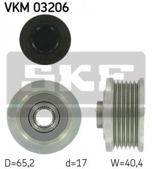 Шкив генератора SKF VKM 03206