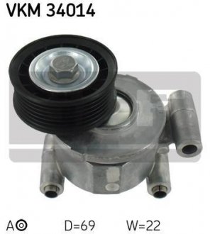 Натяжной ролик SKF VKM 34014