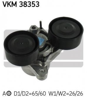 Ролик ремня грм натяжной BMW 3/5/6/7/X1/X5/X6 "2,0-3,0 "07>> SKF VKM38353