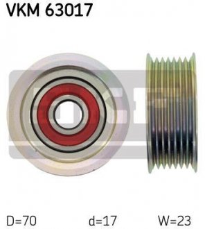 Направляючий ролик SKF VKM 63017