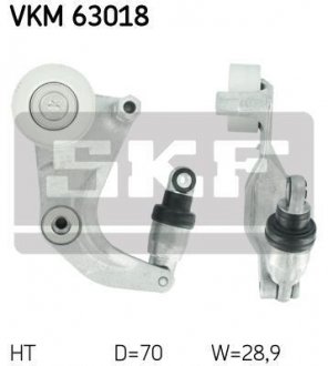 Ролик натяжний SKF VKM 63018