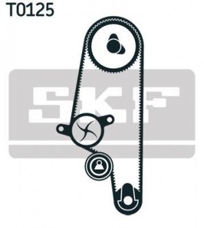 Комплект ГРМ (ремень+ролик)) SKF VKMA 01106