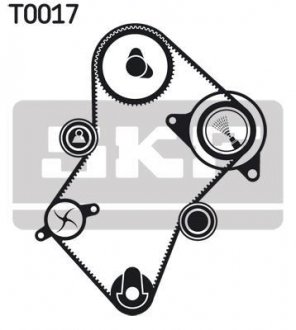 Комплект ГРМ (ремінь+ролик))) SKF VKMA 03241