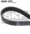 SKF Ремень поликлиновый 5PK1070 VKMV 5PK1070