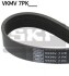 SKF Ремень поликлиновый 7PK1595 VKMV 7PK1595