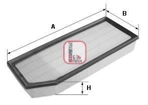 Фильтр воздушный AUDI/SEAT "2,0 "05>> SOFIMA S3315A