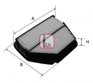 Фильтр воздушный CHEVROLET/OPEL "2,0-2,5 "06>> SOFIMA S3392A
