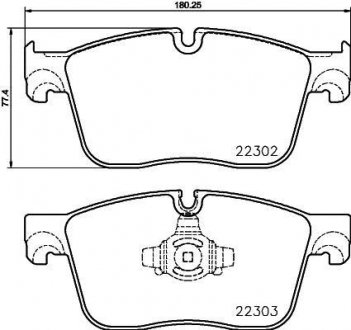 Тормозные колодки JAGUAR/LAND ROVER F-Pace/Range Rover "F "15>> TEXTAR 2230201