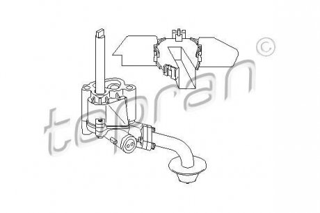 Масляный насос TOPRAN / HANS PRIES 100 257