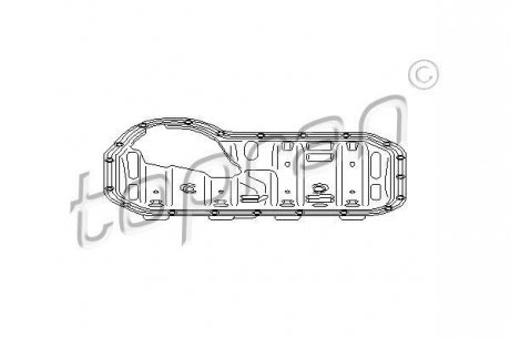 Прокладка масляного поддона TOPRAN / HANS PRIES 100 714