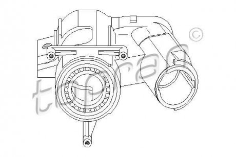 Замок вала рулевого колеса TOPRAN / HANS PRIES 102413