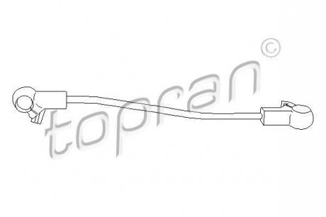 Шток вилки перемикання передач TOPRAN / HANS PRIES 102846