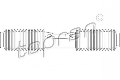 Пильовик тяги кермової TOPRAN / HANS PRIES 103 620