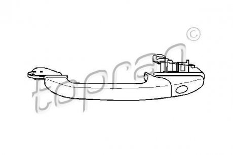 Ручка двери TOPRAN / HANS PRIES 107536