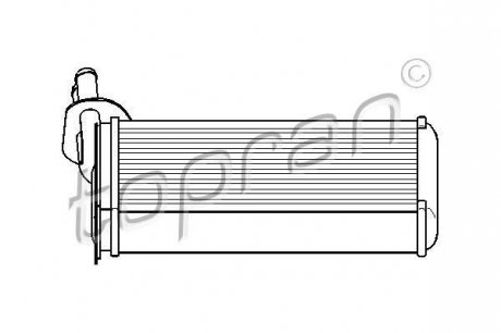 Теплообменник (отопление салона) TOPRAN / HANS PRIES 108614