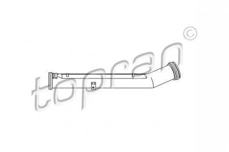 Трубка охлаждающей жидкости TOPRAN / HANS PRIES 109625