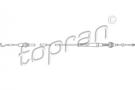 Трос TOPRAN / HANS PRIES 109858