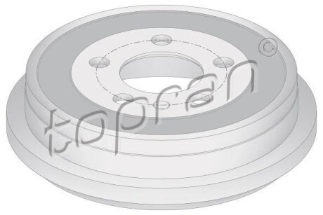 Барабан гальмівний TOPRAN / HANS PRIES 110 039