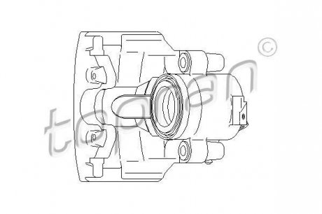 Суппорт гальмівний TOPRAN / HANS PRIES 110288