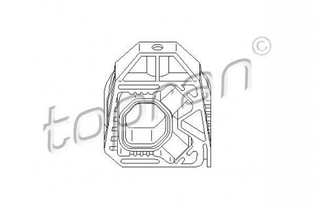 Монтажний елемент радіатора TOPRAN / HANS PRIES 112 410