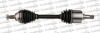 FORD піввісь лів L=578mm 36/26 зуб Focus -12, C-MAX 2.0 TDCi 07-10, VOLVO S40 II 2.0 D 04-10 Trakmotive 30-0434 (фото 1)