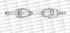 TRAKMOTIVE OPEL Полуось лев с ABS L=584mm 22/22 зуб. Combo 01-, Corsa C 00-, MERIVA A 1.6 16V 03-06, PORSCHE BOXSTER 2.7 04-06 30-1117