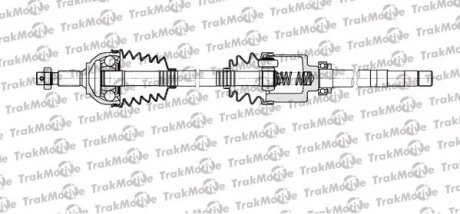 CITROEN Полуось прав L=973mm L=1019mm 28/37 зуб. Jumpy, Peugeot 508, FIAT SCUDO 2.0 D Multijet 10-16 Trakmotive 30-1118 (фото 1)