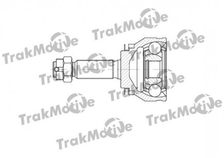 HYUNDAI ШРКШ зовнішній к-кт 25/25 зуб (з ABS Matrix 1.5CRDI 04- Trakmotive 40-0585