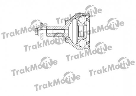 FORD Шрус наружный к-кт 26/36 зуб. C-MAX 2.0 TDCi 08-10, FOCUS C-MAX (DM2) 1.8 TDCi 05-07, FOCUS II 2.0 TDCi 05-12 Trakmotive 40-0669 (фото 1)