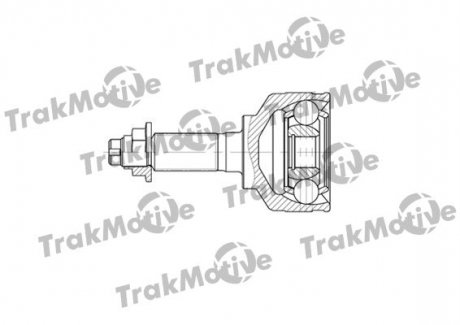 KIA Шрус внешний Sorento 2,5CRDi 06- (28 і 25 зуб.) Trakmotive 40-0733 (фото 1)