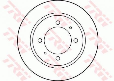 Гальмівний диск TRW DF2784